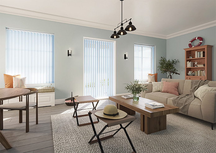 Roma, Horizon Blue - Vertical Blind - Image 7